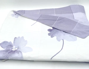 Vintage JC Penney Home Collection Valance Lavender Purple & White Long 45" x 143 - Picture 1 of 6