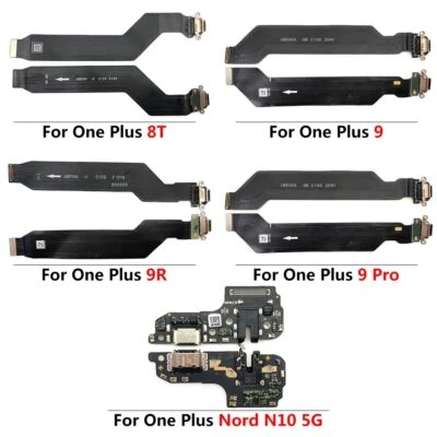 USB Charging Port Board Flex Cable For OnePlus 5 5T 6 6T 7 7T 8 8T 9 Pro 9R 10T - Image 1 of 4