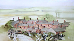 Original Susan M Ridyard Painting of Starbotton - Yorkshire Dales, Wharfedale