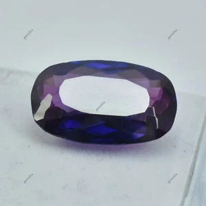 Piedra preciosa suelta corte cojín zafiro púrpura natural de 10,45 quilates CERTIFICADA - Imagen 1 de 13