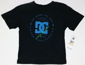 NEW Boy's DC Shoe Co Shirt Black Kid Skater Top Size Small - Picture 1 of 1