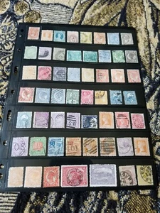 British Colonies Stamp Collection - Australian States - Used - 2 Scans - P204 - Picture 1 of 2