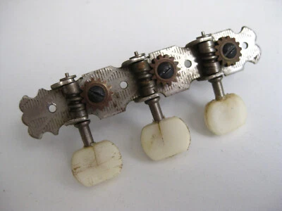 Vintage Balalaika Domra Geared Tuners Set for Project Upgrade - Image 1 of 4