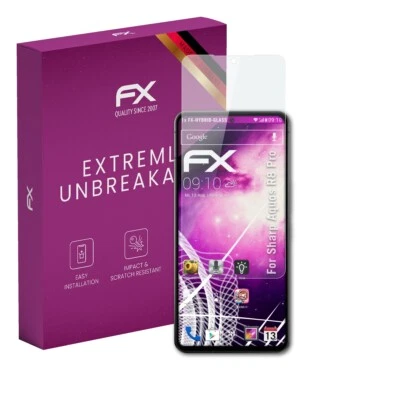 atFoliX Glass Protector for Sharp Aquos R8 Pro 9H Hybrid-Glass - Image 1 of 4