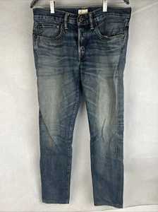 Simon Miller Men’s Japanese Denim Selvedge Jeans 33x31 M001 Narrow Park View - Picture 1 of 11