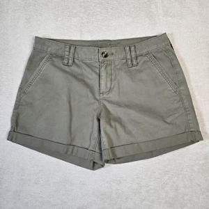 Arizona Jeans Shorts Size 9 Olive Green Minimalist Preppy Safari Chic Travel Y2K - Picture 1 of 8