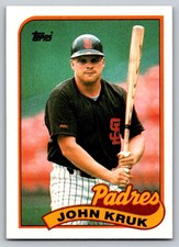 1989  Topps #235 John Kruk San Diego Padres