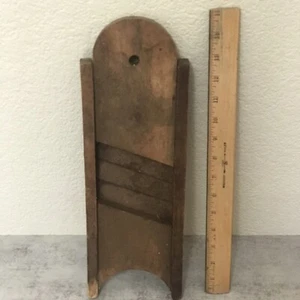 Vintage 3 Blade Wooden Cabbage Slicer Kraut Cutter Mandolin - Picture 1 of 1