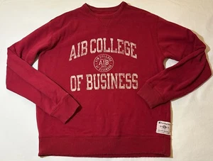 Champion Sweatshirt Mens M Red University Of Iowa College of Business Crew Neck - Picture 1 of 11