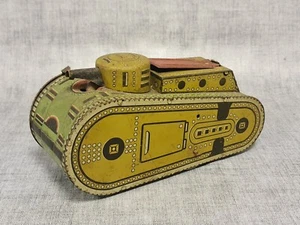 Vintage Louis Marx 1. Weltkrieg Litho Blechteller Tank - Bild 1 von 13