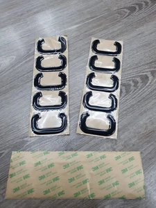 C | Número de gel 3d letra de resina abovedada negra 50 mm x 79 mm hágalo usted mismo Reino Unido Reg | x 20 piezas - Imagen 1 de 3
