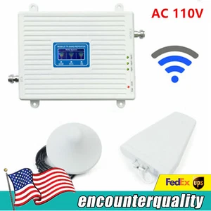 900/1800/2100 Cell Phone Signal Booster Amplifier Mobile Repeater f/ Home Signa - Photo 1 sur 10