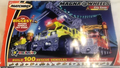 Matchbox Magna Wheels City Saver Mission Toys R Us Exclusive 2003 NEW SEALED - Image 1 of 3