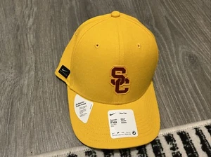 Nike USC Trojans Rise Hat Cap Adult Size: M/L On-Field Swoosh Flex - Picture 1 of 4