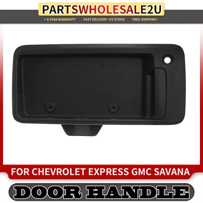 Manija de puerta exterior negra trasera o lateral del pasajero para Chevrolet Express 1500 GMC Foto 1 de 4