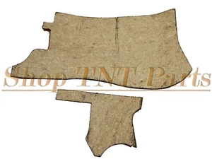 1976-1980 Dodge Aspen Under Dash Insulation Jute Pad Cowl Header Heat Shield - Picture 1 of 2