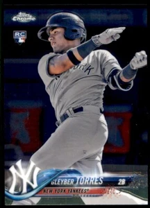 Topps Chrome #31 Gleyber Torres Rookie 2018 - Foto 1 di 2