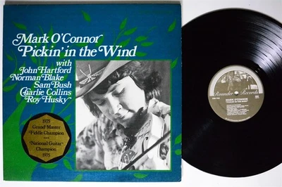 MARK O'CONNOR W/JOHN HARTFORD & NORMAN BLAKE Pickin In The Wind ROUNDER LP NM Foto 1 de 2