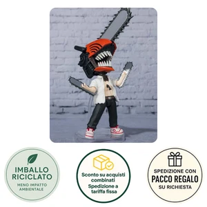 CHAINSAW MAN FIGUARTS MINI BANDAI NAMCO ACTION FIGURE 10 CM TAMASHII NATION NEW - Imagen 1 de 5