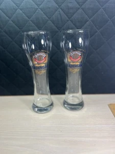 Erdinger Weissbrau 0.5L German Wheat Pilsner Glass Set Of Two - Picture 1 of 7