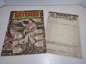 Vtg Gateway Sporting Goods Co. Fall Catalog & Order Form 1940s 30 Page Ephemeral - Bild 1 von 12
