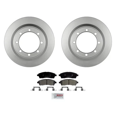 For Ford F-350 Super Duty 99-04 QuietCast Premium Rear Brake Kit w Ceramic Pads Foto 1 de 4