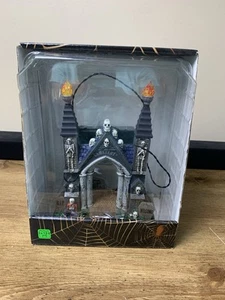 Lemax Spooky Town #64048 Cemetery Gate RARE Retired GETESTET 2016 - Bild 1 von 9