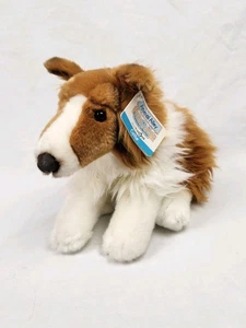 2000 Animal Alley Toys R Us Collie Welpe Hund Stofftier Plüsch Lassie mit Etikett - Bild 1 von 10