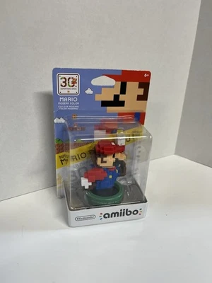 Nintendo Amiibo 30th Anniversary 8-bit Super Mario Classic Color Factory Sealed - Image 1 of 3