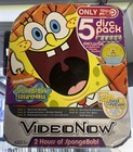 SPONGEBOB SQUAREPANTS VIDEO NOW 5 DISC PACK EXCLUSIVE CASE NICKELODEON ( RARE)