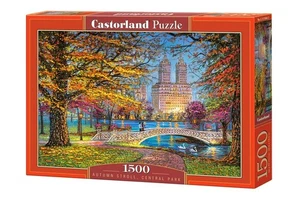 NEW Castorland Jigsaw Puzzle 1500 Pieces Autumn Stroll, Central Park - Picture 1 of 2