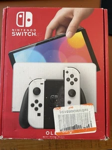 Nintendo Switch (OLED model) with White Joy-Con - Picture 1 of 4