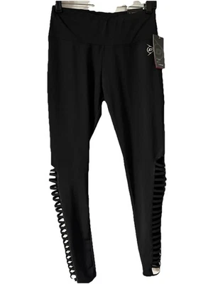 Dunlop Sport Women’s Medium Braided Sports Leggings Yoga Gym Stay Cool, Dry  - Image 1 of 4