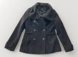 Schwarzer Erbsenmantel Damen Größe 6 von H&M - Bild 1 von 8
