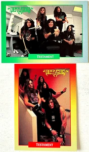 TESTAMENT 2 Brockum RockCards 1991 USA 1st Ed. CARD SET 34Yrs! RARE VINTAGE - Foto 1 di 5