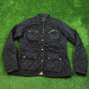 Barbour Jacke Erwachsene 44 US 10 gesteppt Damen Button Down 4 Taschen blau Outdoor - Bild 1 von 15