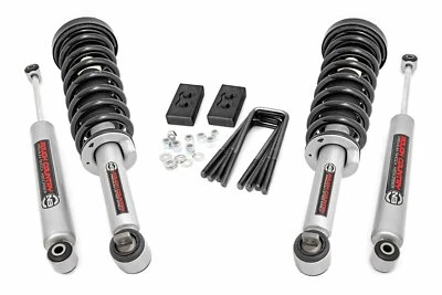 Rough Country 2in for Ford Leveling Lift Kit N3 Struts & N3 Shocks 14-20 F-150 - Image 1 of 4