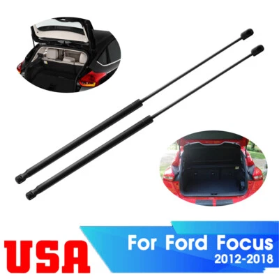 2PCS For Ford Focus 2012-2018 Rear Tailgate Lift Supports Gas Shocks Struts Foto 1 de 4