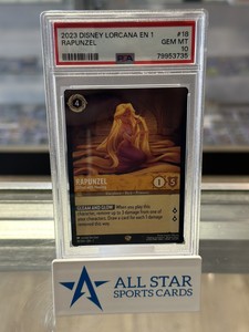 2023 Disney Lorcana En 1 Rapunzel #18 PSA 10