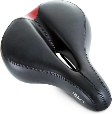 New Memory Foam Comfort Wide Bicycle Saddle Bike Seat Soft Sporty Fast Shipping - Image 1 of 4