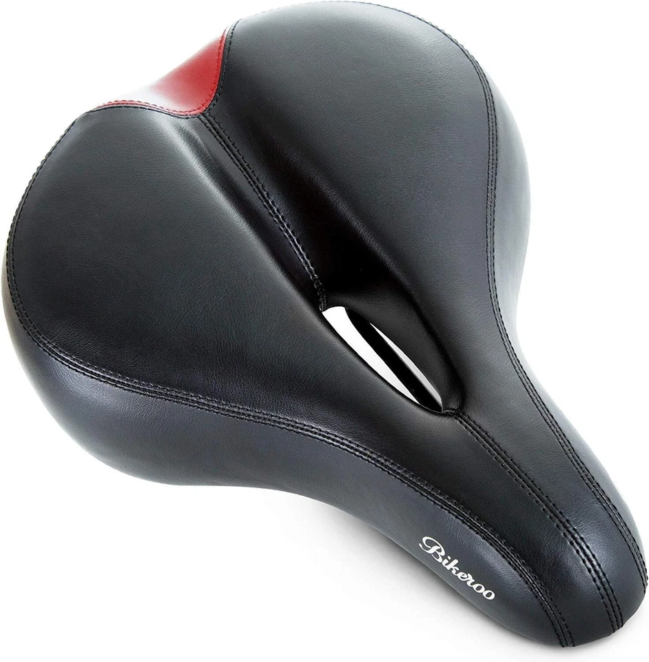 New Bicycle Saddle Bike Seat Comfort Wide Soft Sporty Memory Foam Fast Shipping - Image 1 of 4