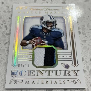 2015 National Treasures Century Materials Gold SSP 1/10 Marcus Mariota Rookie RC - Picture 1 of 16