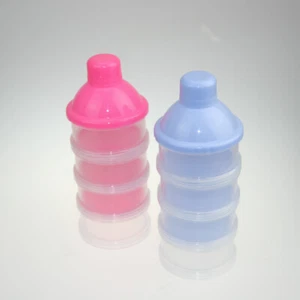 Baby Milk Dispenser Box 4 Layers Powder Formula Feeding Container Food Baby - Picture 1 of 11