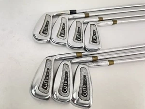 Spalding Elite Iron Set 3-9 Irons Apollo Regular Steel /Right /New Grips /17793 - Picture 1 of 16