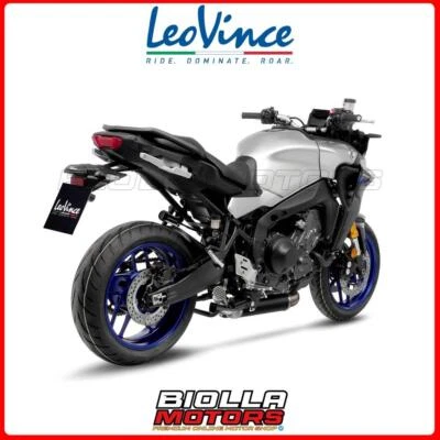14372EBU POT ÉCHAPPEMENT COMPLET LEOVINCE YAMAHA TRACER 9 GT/GT+ 900 2022 - LV R