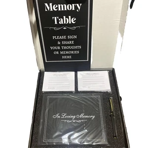Funeral Guest Book| Memorial Guest Book | Celebration Of Life Funeral Guest Book - Picture 1 of 6