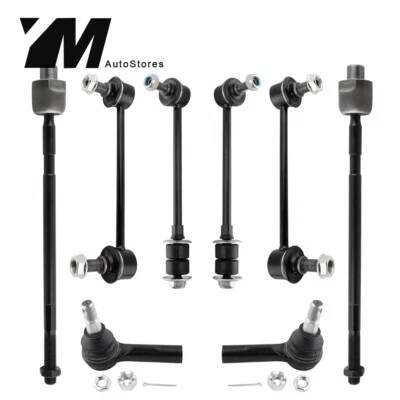 8Pcs Front Rear Sway Bar Tierod For 1996-2002 2003 2004 QX4 Nissan Pathfinder Foto 1 de 4