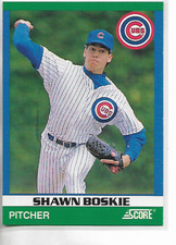 1991 Score Rising Stars Shawn Boskie Card