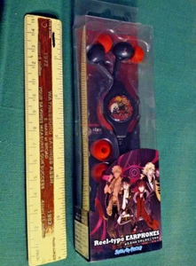 New Show By Rock Earbuds Reel-Type 3.5mm Shingan Crimsonz Retractable Headset - Picture 1 of 6