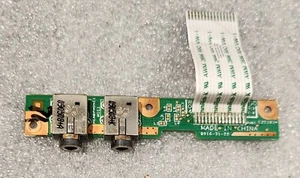 HP Presario CQ60 G60 Genuine Laptop Audio Board 554BP02001G with Ribbon Cable - Foto 1 di 1